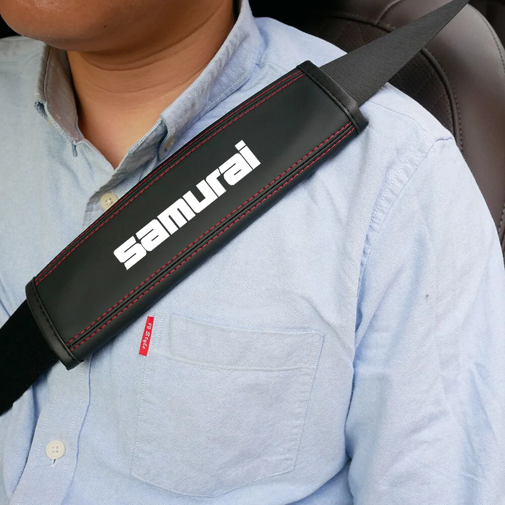 1pcs High Quality Leather SamuraiCar Seat Belt Safety Cover Shoulder Strap Pad car SUZUKI Samurai Shoulder Protector Accessories
1pcs High Quality Leather SamuraiCar Seat Belt Safety Cover Shoulder Strap Pad car SUZUKI Samurai Shoulder Protector Accessories