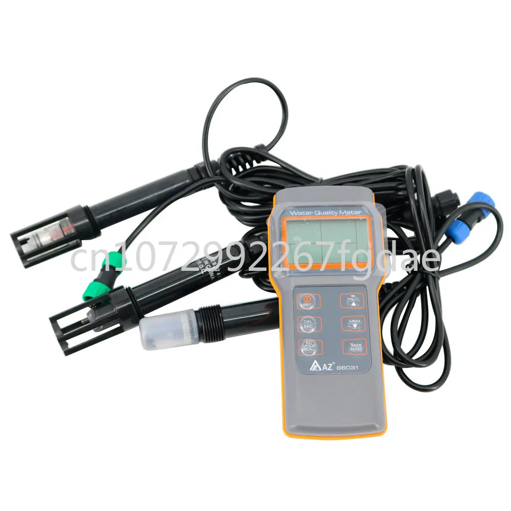 AZ Water Quality Detector COMBO PH Meter Conductivity Salinity Dissolved Oxygen Meter Water Quality Analyzer 86031
AZ Water Quality Detector COMBO PH Meter Conductivity Salinity Dissolved Oxygen Meter Water Quality Analyzer 86031