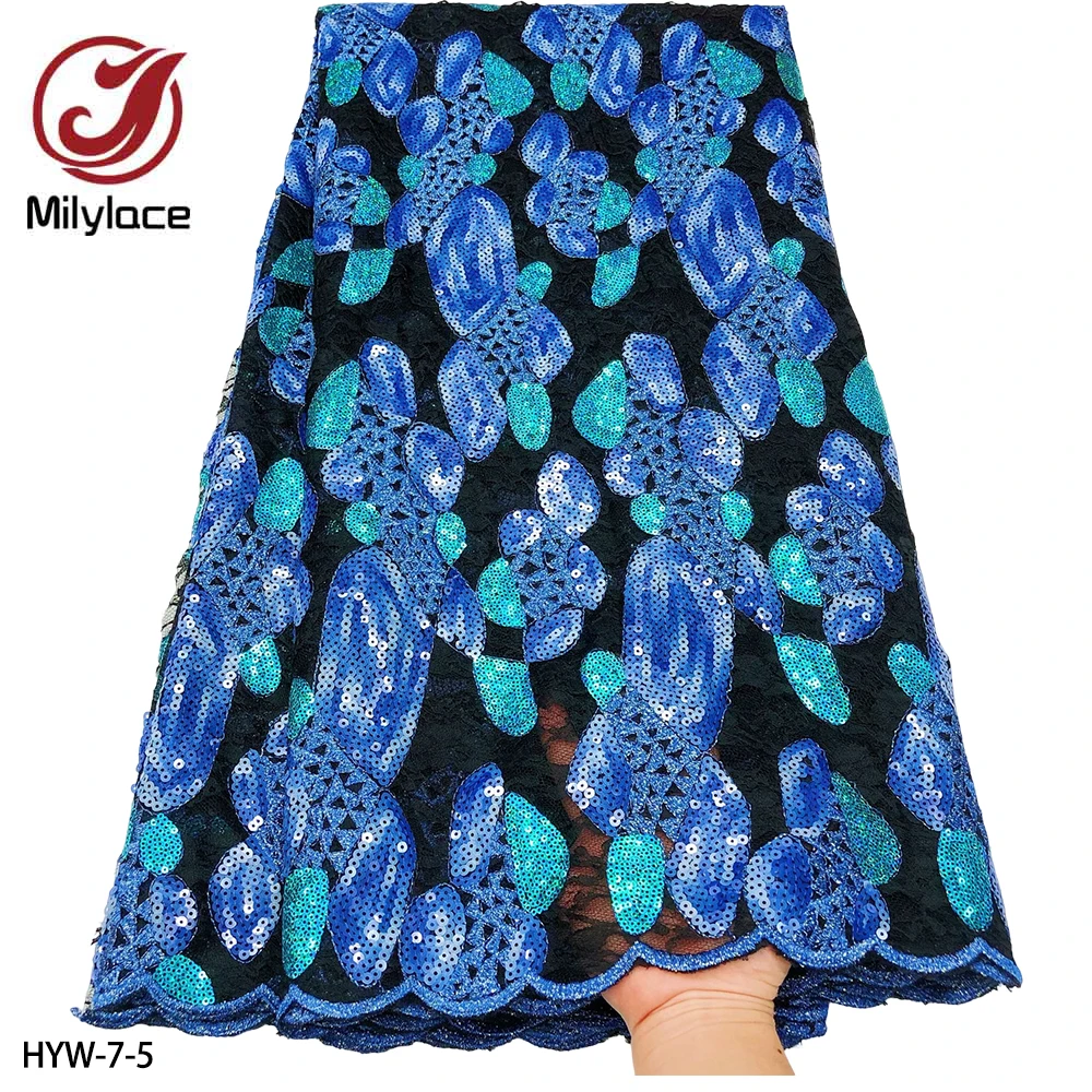 Hot Sale Nigerian Lace Fabric 2022 High Quality Sequins & Embroidered Lace Fabric 5 Yards African Dress Women Wedding HYW-7
Hot Sale Nigerian Lace Fabric 2022 High Quality Sequins & Embroidered Lace Fabric 5 Yards African Dress Women Wedding HYW-7