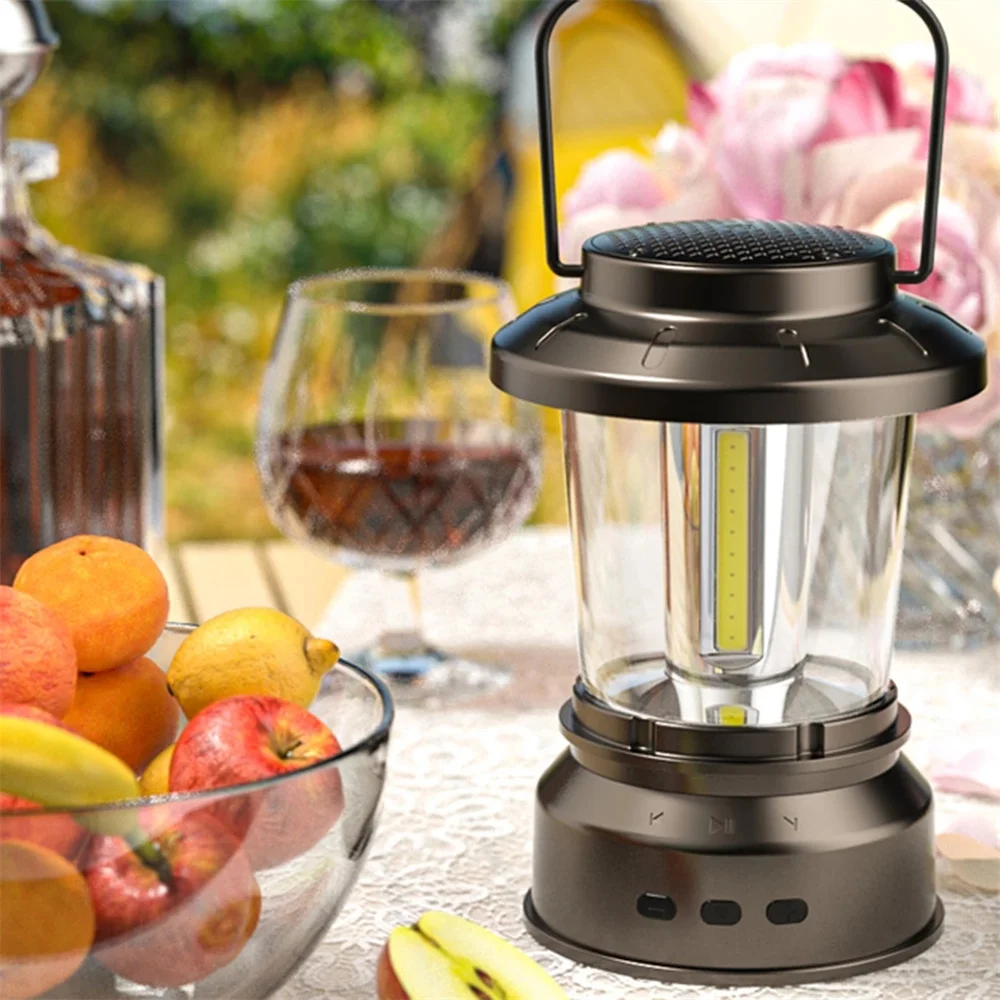 Vintage Outdoor Camping Lantern with Built-in Speaker Dimmable USB Rechargeable Bluetooth-Compatible Waterproof 5W SUB Sale 
Vintage Outdoor Camping Lantern with Built-in Speaker Dimmable USB Rechargeable Bluetooth-Compatible Waterproof 5W SUB Sale
