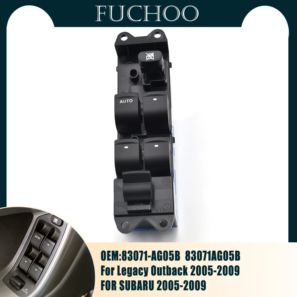 Car Accessories LHD For Subaru Outback Legacy 2005-2009 Power Master Window Control Switch Button Lifter 83071-AG05B
Car Accessories LHD For Subaru Outback Legacy 2005-2009 Power Master Window Control Switch Button Lifter 83071-AG05B