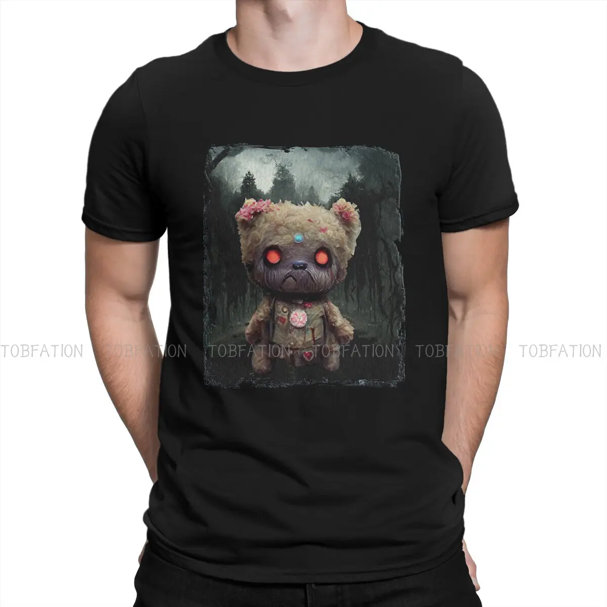 Zombie Creepy Kawaii Teddy Bear Original TShirts Red Eyes Personalize Men's T Shirt Hipster Tops 6XL
Zombie Creepy Kawaii Teddy Bear Original TShirts Red Eyes Personalize Men's T Shirt Hipster Tops 6XL