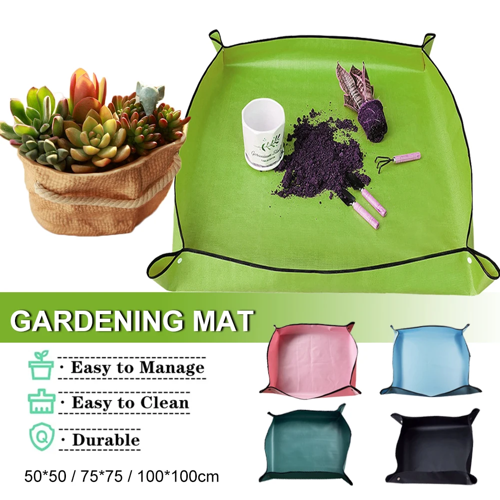 30-100CM Planting Mat PE Gardening Potting Mats Reusable Garden Transplanting Pad Waterproof Plant Repotting Mat Flower Pots Pad
30-100CM Planting Mat PE Gardening Potting Mats Reusable Garden Transplanting Pad Waterproof Plant Repotting Mat Flower Pots Pad