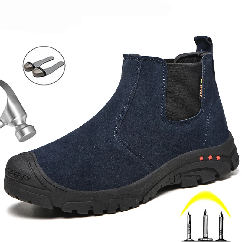 NEW Safety Boots Indestructible Shoes Safety Shoes Men Puncture-Proof Work Sneakers Men Work Shoes Chelsea Boots Winter Shoes
NEW Safety Boots Indestructible Shoes Safety Shoes Men Puncture-Proof Work Sneakers Men Work Shoes Chelsea Boots Winter Shoes