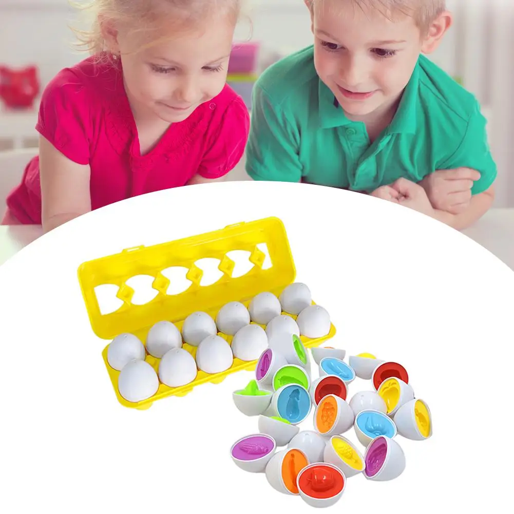 Smart Egg Matching Twisted Recognizing Color Children's Puzzle Early Childhood Education Assembly Toy Simulation Egg Box
Smart Egg Matching Twisted Recognizing Color Children's Puzzle Early Childhood Education Assembly Toy Simulation Egg Box