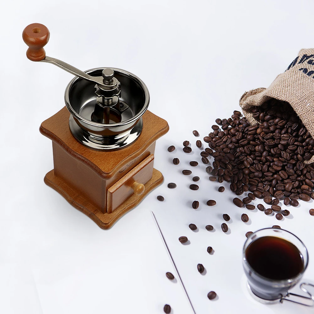 NICEYARD Coffee Bean Burr Mill Ceramic Millstone Home Kitchen Tool Manual Coffee Grinders Classical Wooden Hand Coffee Grinder
NICEYARD Coffee Bean Burr Mill Ceramic Millstone Home Kitchen Tool Manual Coffee Grinders Classical Wooden Hand Coffee Grinder