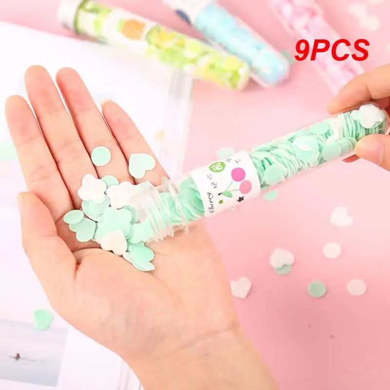 9PCS New Test Tube Disposable Paper Soap Sheets Outdoor Portable Hand Washing Soap Paper Soap Sheet Travel Bottle Hand Washing
9PCS New Test Tube Disposable Paper Soap Sheets Outdoor Portable Hand Washing Soap Paper Soap Sheet Travel Bottle Hand Washing