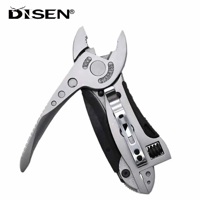 

Multitool Pliers Pocket Knife Screwdriver Set Kit Adjustable Wrench Jaw Spanner Repair Outdoor Camping Survival Multi Tools