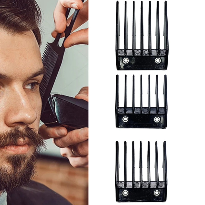 4Pcs 3/6/9/12mm Limit Comb Hair Clipper Attachment Guide Combs Electric Shaver Trimmer Cutting Guides Replacement Tools with
4Pcs 3/6/9/12mm Limit Comb Hair Clipper Attachment Guide Combs Electric Shaver Trimmer Cutting Guides Replacement Tools with