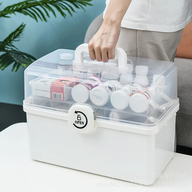 Multi-layer Medicine Box, Household Large-capacity Medical First Aid Box, Emergency Storage Box for Medical Drugs, Household Sui
Multi-layer Medicine Box, Household Large-capacity Medical First Aid Box, Emergency Storage Box for Medical Drugs, Household Sui