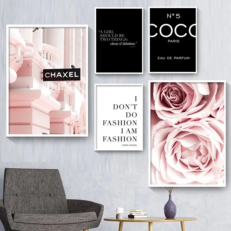 Paris Fashion Architecture Poster Pink Floral Rose Pictures Modern Black White Quotes Posters and Prints Home Decor Living Room
Paris Fashion Architecture Poster Pink Floral Rose Pictures Modern Black White Quotes Posters and Prints Home Decor Living Room