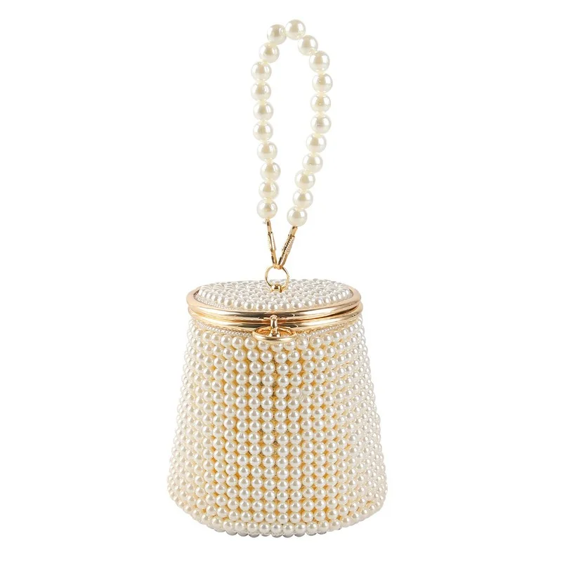 2022 Bucket Design Wallets Women Evening Bags Beading Holder Clutch Pearl Wedding Elegant Bridal Handbags for Party Small Purse
2022 Bucket Design Wallets Women Evening Bags Beading Holder Clutch Pearl Wedding Elegant Bridal Handbags for Party Small Purse