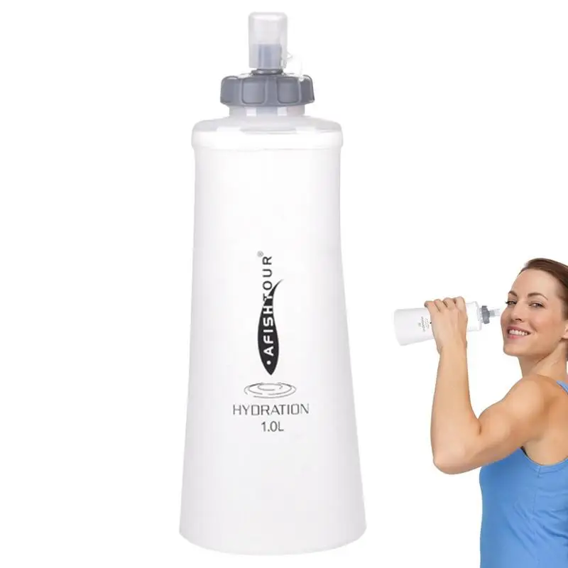 Soft Running Bottles Handheld Running Hydration Bottle Camping & Hiking Hydration Flasks 1L Foldable Soft TPU Drink Water Flask
Soft Running Bottles Handheld Running Hydration Bottle Camping & Hiking Hydration Flasks 1L Foldable Soft TPU Drink Water Flask
