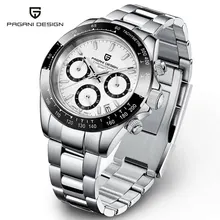 PAGANI DESIGN 남성용 쿼츠 비즈니스 시계, 탑 브랜드 럭셔리 시계, 크로노그래프 VK63, 2023 신제품
