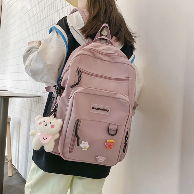 Waterproof School Bags For Teenagers 2022 New High School Large Capacity Students' Backpack Women Nylon Backpacks Schoolbag
Waterproof School Bags For Teenagers 2022 New High School Large Capacity Students' Backpack Women Nylon Backpacks Schoolbag