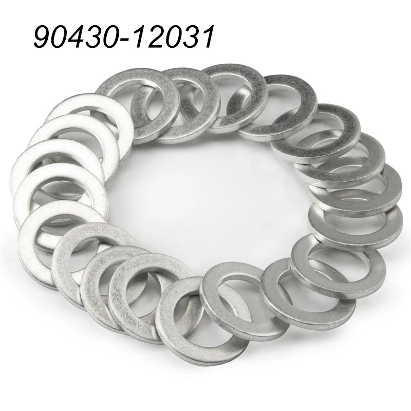 50/100PCS Oil Drain Plug Gaskets Crush Washers Seals Rings 12mm Hole 90430-12031 For Toyota For Lexus For Scion 9043012031
50/100PCS Oil Drain Plug Gaskets Crush Washers Seals Rings 12mm Hole 90430-12031 For Toyota For Lexus For Scion 9043012031