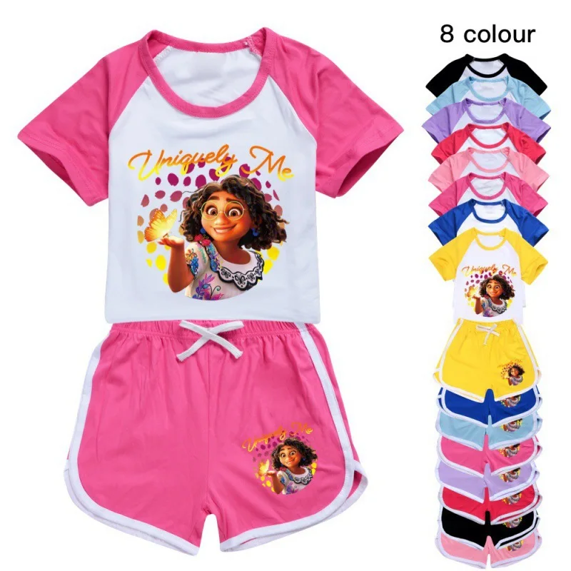Encanto Mirabel Child Tracksuit Printing Suit Girls Summer Clothes100-170 Kids T-shirt Shorts Tracksuit Boy Sets Girl Sets
Encanto Mirabel Child Tracksuit Printing Suit Girls Summer Clothes100-170 Kids T-shirt Shorts Tracksuit Boy Sets Girl Sets
