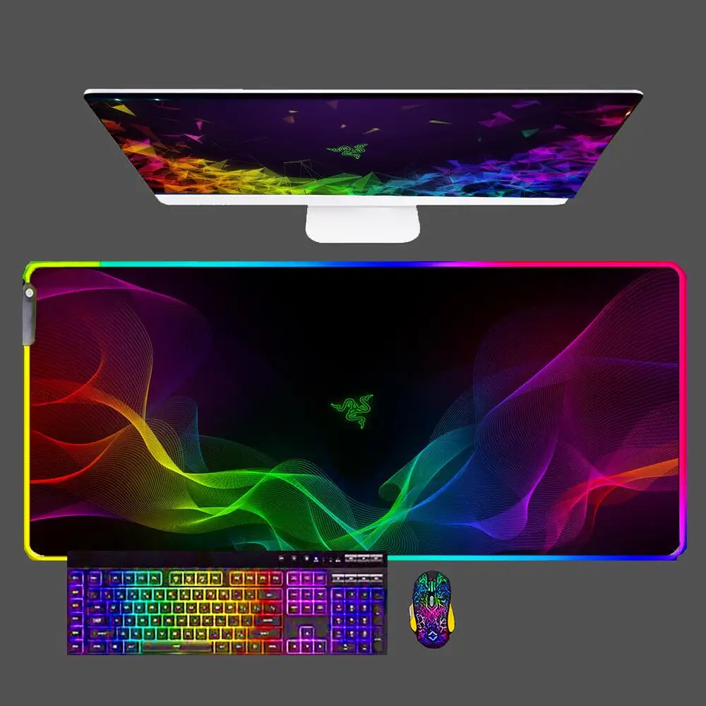 Razer RGB Computer Mouse Pad LED Backlight Gamer Gaming Mousepad XXL Rubber Desk Mat Keyboard Soft Mouse Carpet for CS GO LOL
Razer RGB Computer Mouse Pad LED Backlight Gamer Gaming Mousepad XXL Rubber Desk Mat Keyboard Soft Mouse Carpet for CS GO LOL