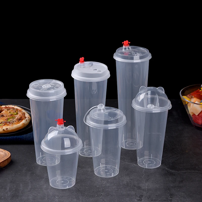 50pcs High quality thick transparent plastic cups 500ml 700ml disposable coffee cup birthday party favors cold hot drink cups
50pcs High quality thick transparent plastic cups 500ml 700ml disposable coffee cup birthday party favors cold hot drink cups