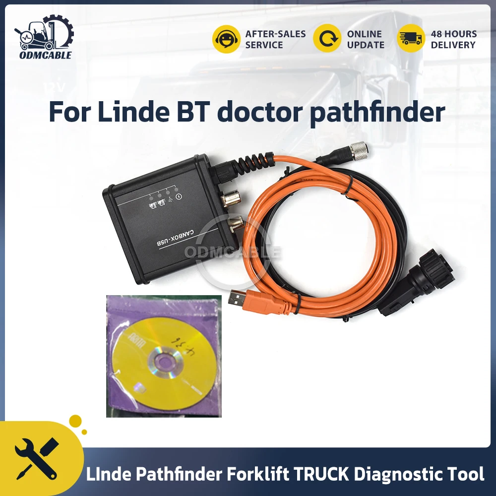 

OBD2 сканер для грузовика вилочный погрузчик диагностический инструмент для Linde BT kit Linde Canbox Doctor Kit USB CANBOX автомобильные сканеры