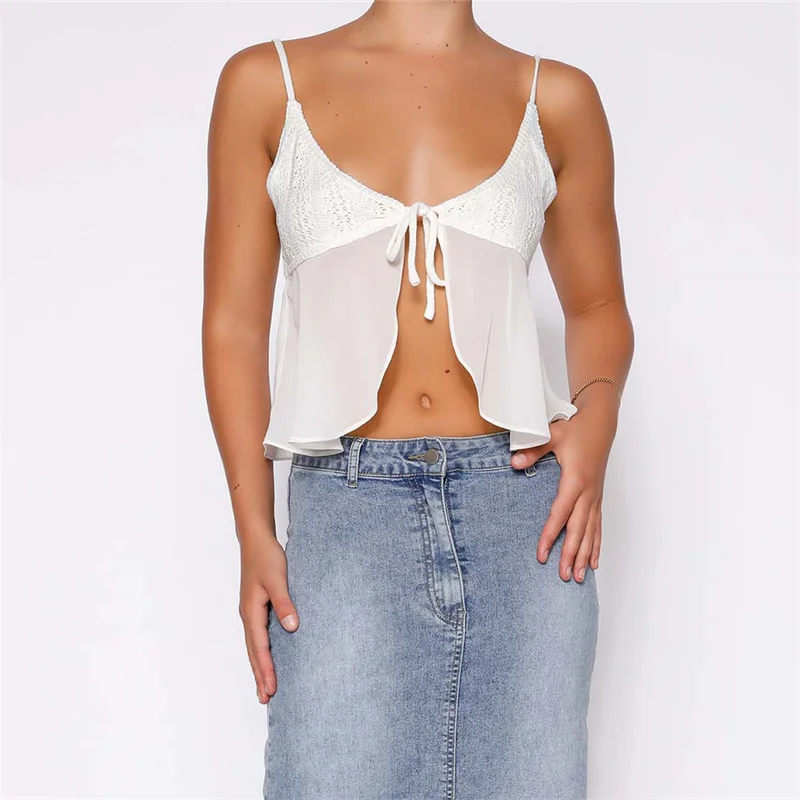 Y2k Clothing Tie Front Tops For Women Halterneck Crop Cami Bandage Open Front Backless Sleeveless Tank Top 2023 Summer Tshirt
Y2k Clothing Tie Front Tops For Women Halterneck Crop Cami Bandage Open Front Backless Sleeveless Tank Top 2023 Summer Tshirt