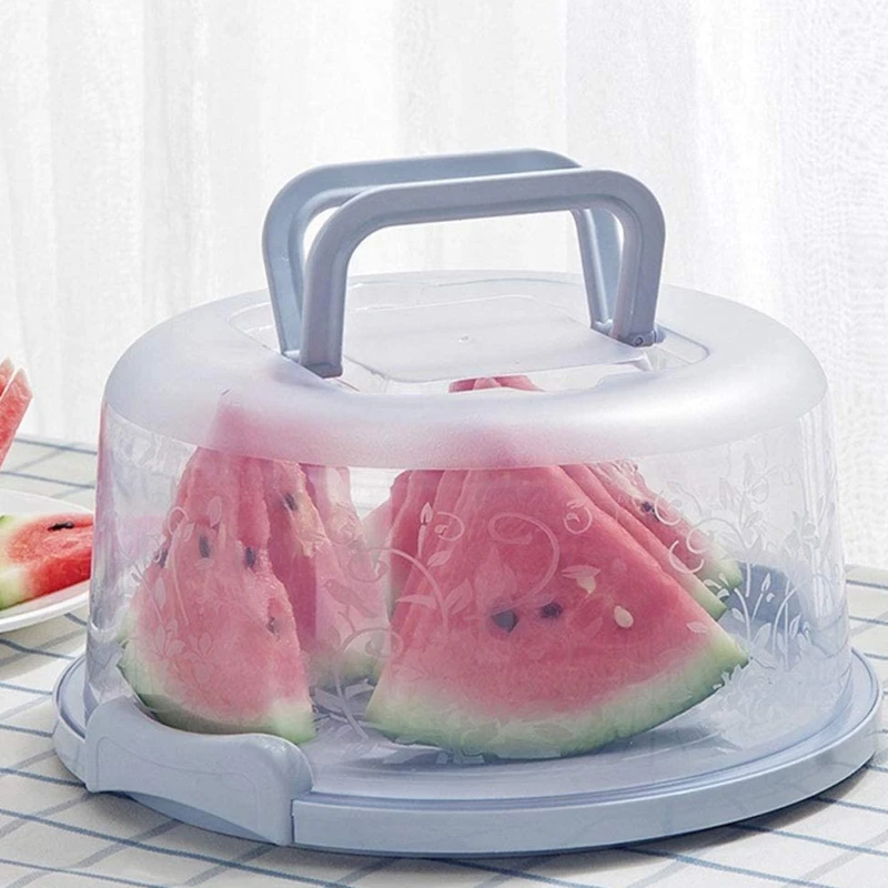 Cake Storage Box Cover Case Plastic Round Container Dessert Cupcake Carrier Server Tray Kitchen Tool 8 inch color transparent
Cake Storage Box Cover Case Plastic Round Container Dessert Cupcake Carrier Server Tray Kitchen Tool 8 inch color transparent