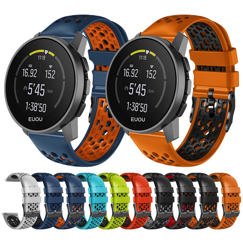 22mm Replacement Wristband For SUUNTO 5 PEAK Silicone Band For SUUNTO 9 PEAK Strap Watchband Bracelet Belt Accessories
22mm Replacement Wristband For SUUNTO 5 PEAK Silicone Band For SUUNTO 9 PEAK Strap Watchband Bracelet Belt Accessories