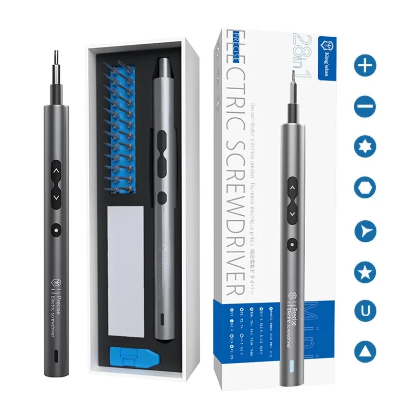 28 In 1 Cordless Electric Screwdriver Mini Precision USB Charg Magnetic Screw Driver Wrench Set Phone PC Repair Hand Tool Kit
28 In 1 Cordless Electric Screwdriver Mini Precision USB Charg Magnetic Screw Driver Wrench Set Phone PC Repair Hand Tool Kit