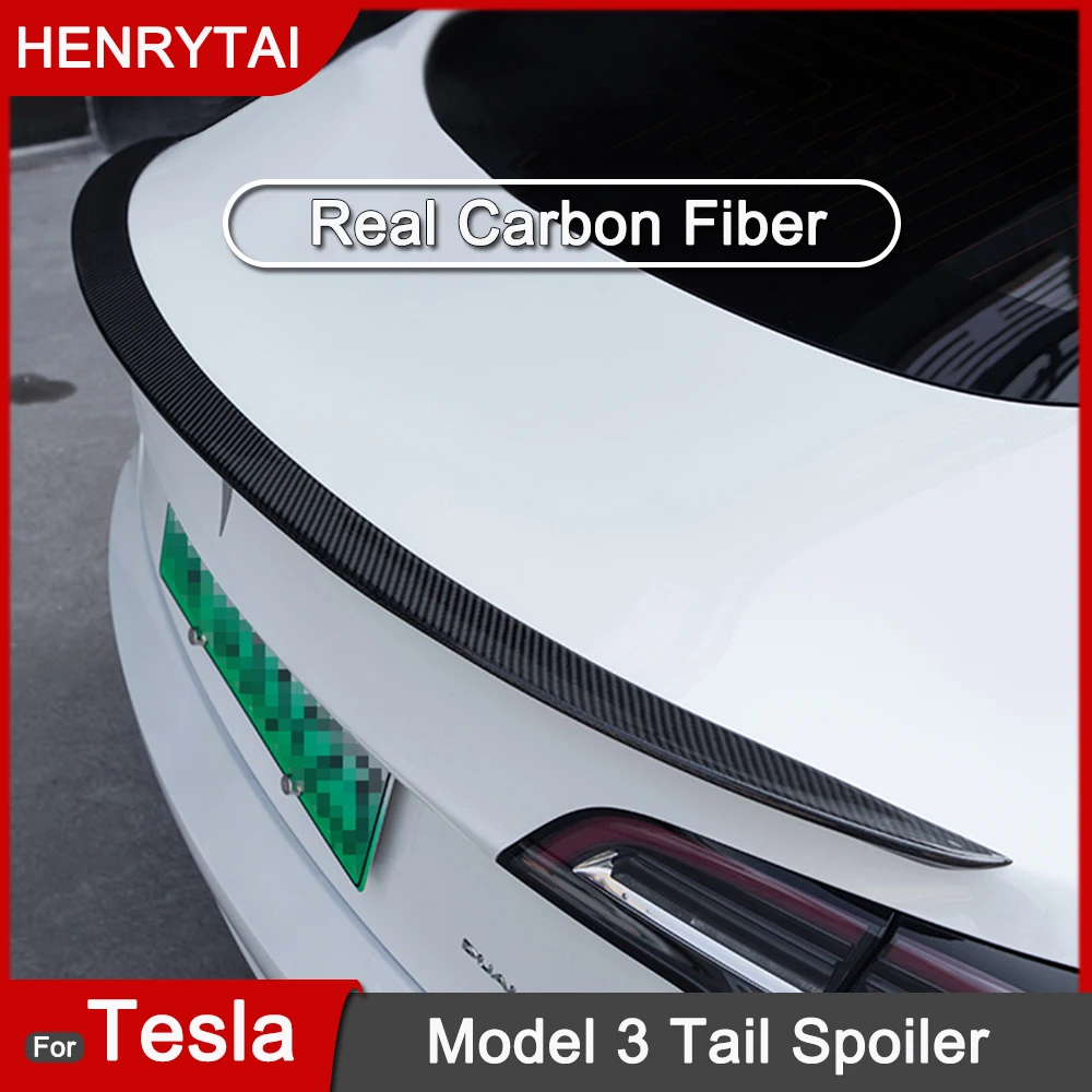 For Tesla Model 3 Spoiler Real Carbon Fiber Car Styling Exterior Wing Accessories model3 2017-2021 Rear Trunk Spoiler 2022New
For Tesla Model 3 Spoiler Real Carbon Fiber Car Styling Exterior Wing Accessories model3 2017-2021 Rear Trunk Spoiler 2022New