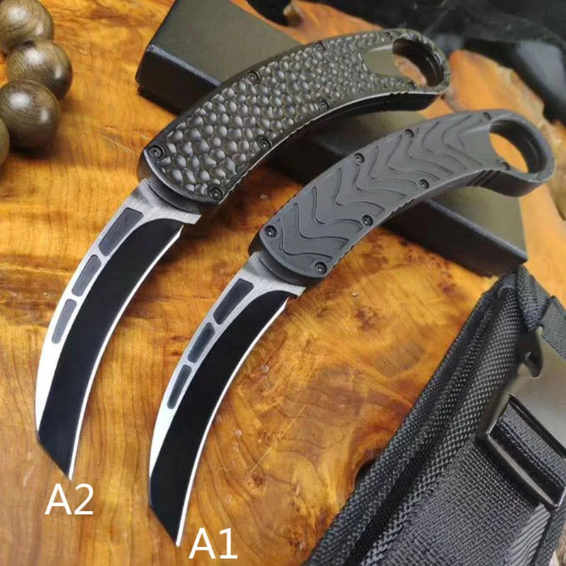 OLOEY 26SXP Folding Knife 440C Satin Plain Blade Zinc Aluminium alloy handel Stiletto Sword Outdoors Camping Tactical Knives
OLOEY 26SXP Folding Knife 440C Satin Plain Blade Zinc Aluminium alloy handel Stiletto Sword Outdoors Camping Tactical Knives