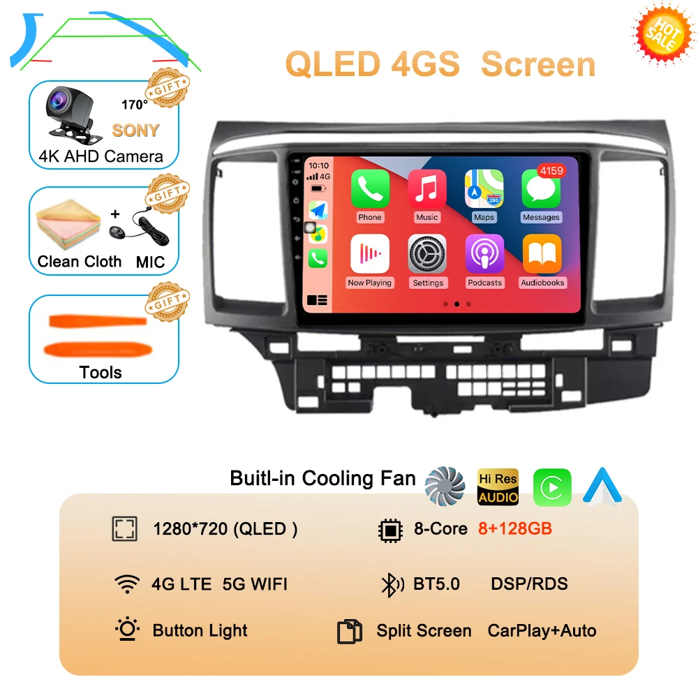 Автомобильный радиоприемник Android 15 для Mitsubishi Lancer 10 CY 2007-2017 Мультимедийный видеоплеер 2 din WIFI + 4G Навигация GPS Стерео Carplay
Автомобильный радиоприемник Android 15 для Mitsubishi Lancer 10 CY 2007-2017 Мультимедийный видеоплеер 2 din WIFI + 4G Навигация GPS Стерео Carplay