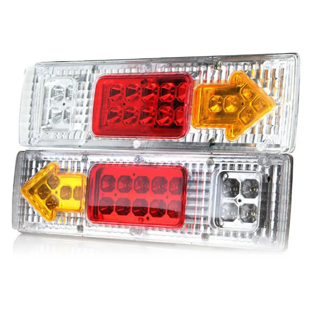 2pcs LED Tail Light Car Truck Trailer Taillights Stop Rear Reverse Turn Indicator Lamp 12V Cars Lights Assembly
2pcs LED Tail Light Car Truck Trailer Taillights Stop Rear Reverse Turn Indicator Lamp 12V Cars Lights Assembly