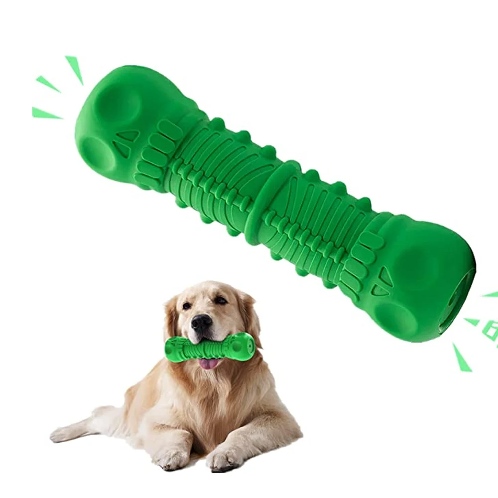 Dog Squeaky Toys Indestructible Tough Durable Dog Chewing Toys Natural Rubber Teeth Cleaning Dog Bones for Medium Large Breed
Dog Squeaky Toys Indestructible Tough Durable Dog Chewing Toys Natural Rubber Teeth Cleaning Dog Bones for Medium Large Breed