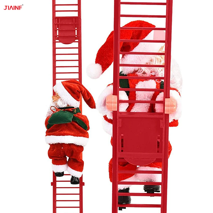 2023 New Electric Climbing Ladder Santa Claus Doll Toys with Music Merry Christmas Tree Hanging Decor Christmas Children's Gift
2023 New Electric Climbing Ladder Santa Claus Doll Toys with Music Merry Christmas Tree Hanging Decor Christmas Children's Gift