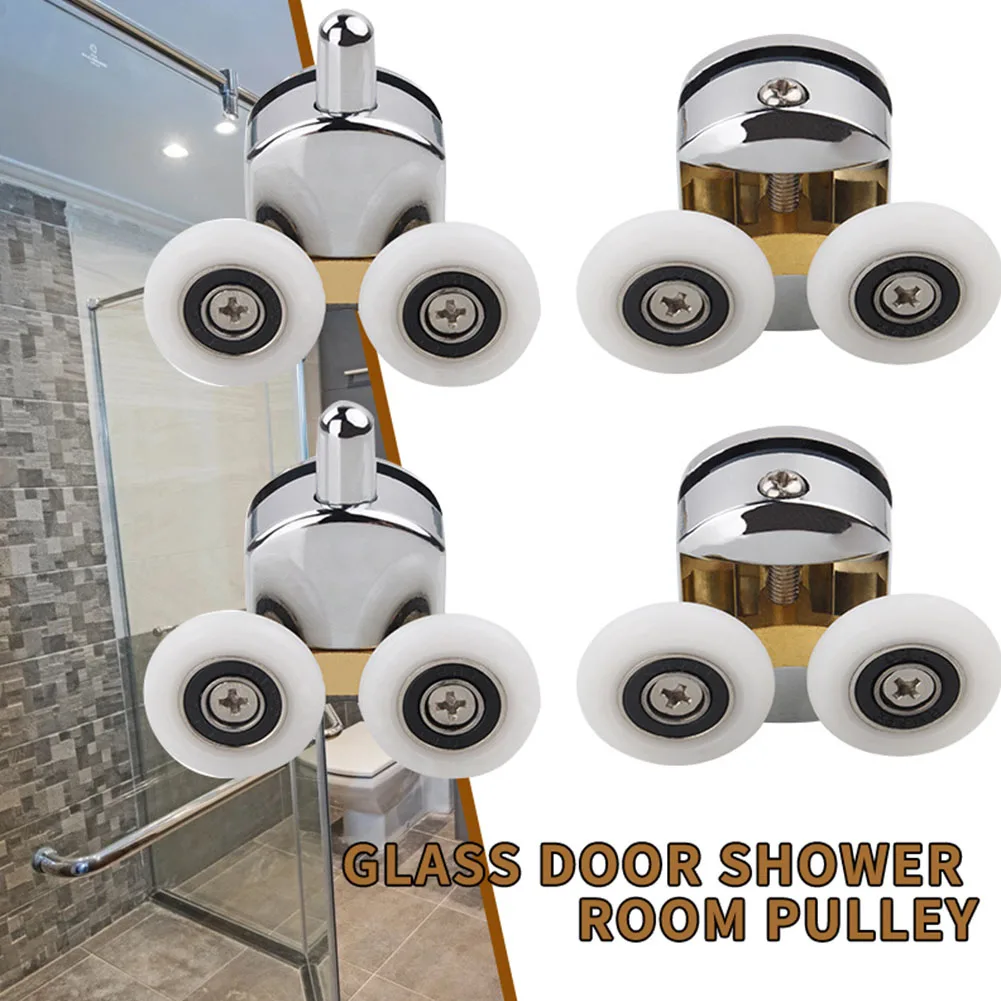 4pcs Zinc Alloy Double Shower Door Rollers Durable and Practical Home Tool 23mm Wheel Fit Glass Shower Doors
4pcs Zinc Alloy Double Shower Door Rollers Durable and Practical Home Tool 23mm Wheel Fit Glass Shower Doors