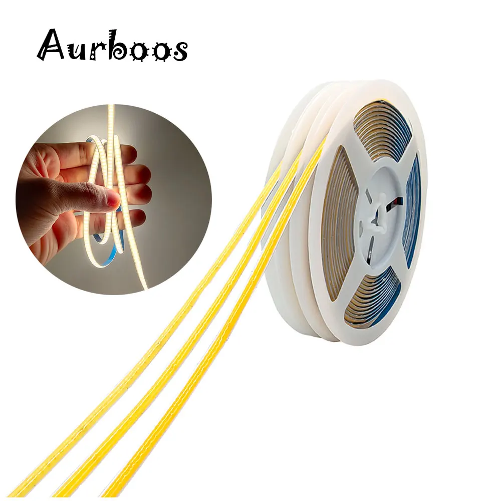 UL Listed COB LED Strip 384LEDs/M DC12V/24V 5mm Width PCB High Density Flexible Tape Ribbon 3000 -6000K RA90 Led Light Bar
UL Listed COB LED Strip 384LEDs/M DC12V/24V 5mm Width PCB High Density Flexible Tape Ribbon 3000 -6000K RA90 Led Light Bar
