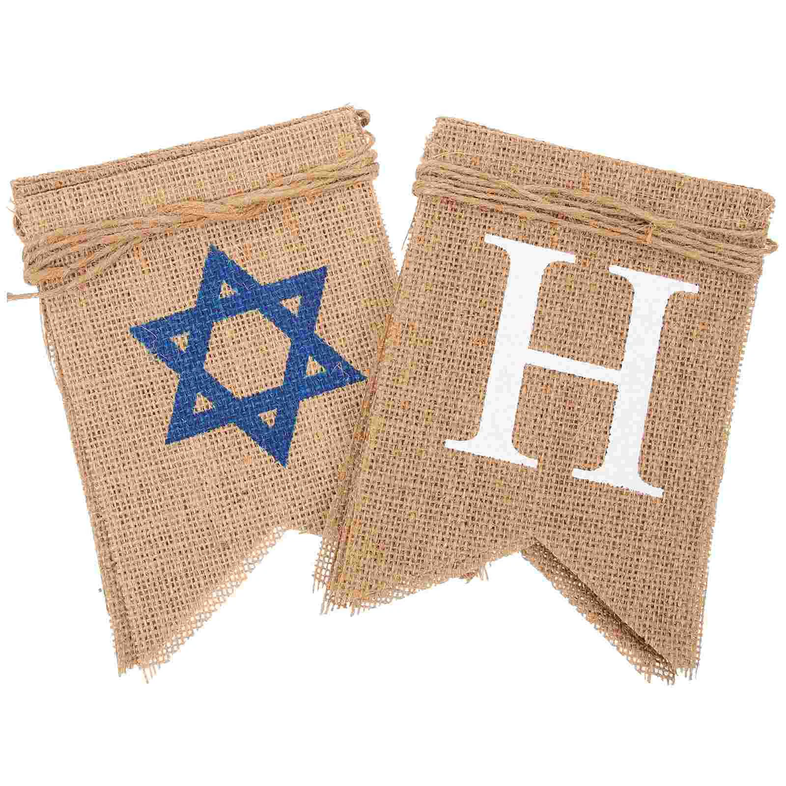 HAPPY HANUKKAH Letters Bunting Banner Decoration Linen Burlap Banner Swallowtail Pull Flag Party Supplies
HAPPY HANUKKAH Letters Bunting Banner Decoration Linen Burlap Banner Swallowtail Pull Flag Party Supplies
