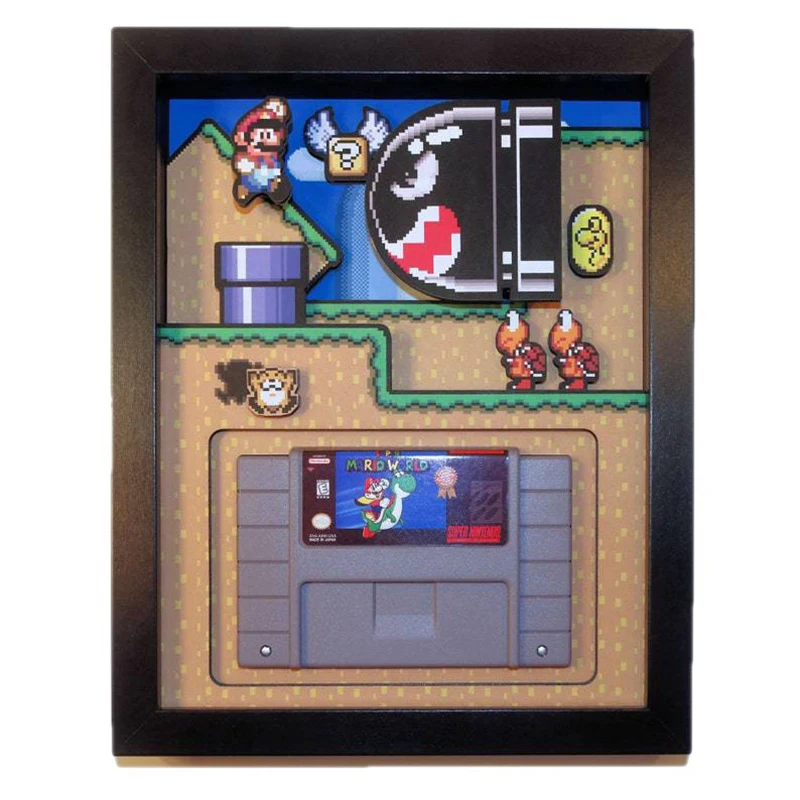 3D Shadowbox Nostalgic Game Art Ornament Super Marioed Bros Zeldaed PVC Wall Painting Ornaments Frame Photo Home Wall Decoration
3D Shadowbox Nostalgic Game Art Ornament Super Marioed Bros Zeldaed PVC Wall Painting Ornaments Frame Photo Home Wall Decoration