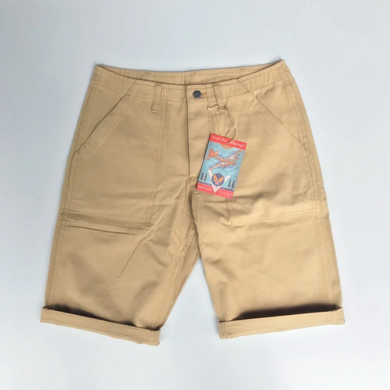 BOB DONG Reproduction Vietnam War Army Cargo Shorts Military Mens Straight Khaki Short Pants Summer Trousers Plus Size
BOB DONG Reproduction Vietnam War Army Cargo Shorts Military Mens Straight Khaki Short Pants Summer Trousers Plus Size