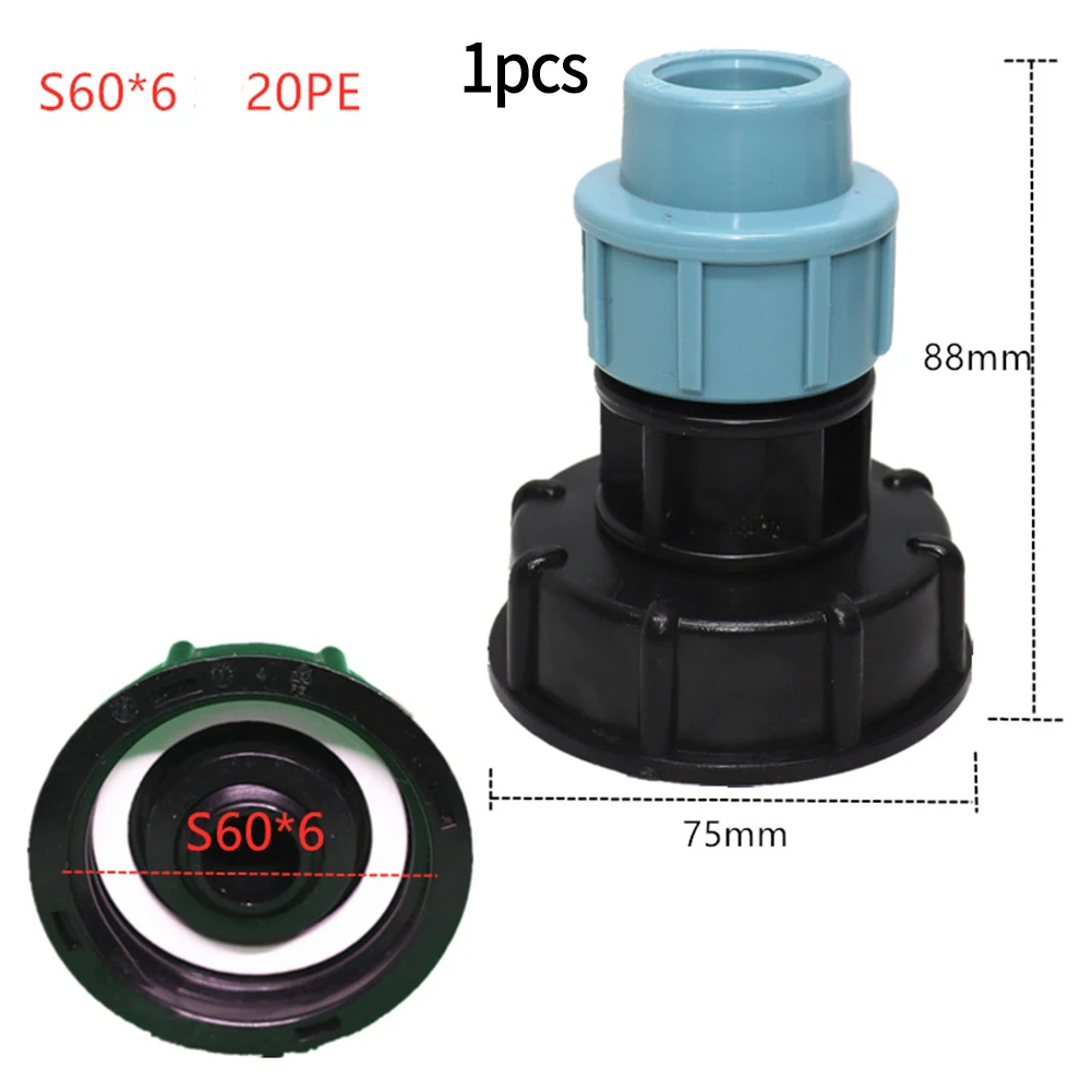 Adapter IBC Blue Connector Fitting Tools Outlet Plastic S60X6 IBC Tap 1PC 20mm 25mm 32mm 60*6 Material Handling
Adapter IBC Blue Connector Fitting Tools Outlet Plastic S60X6 IBC Tap 1PC 20mm 25mm 32mm 60*6 Material Handling