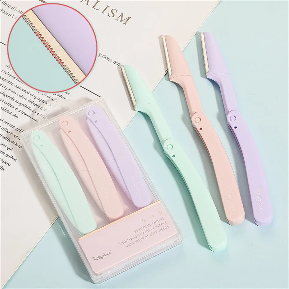 3pcs Eyebrow Trimmer Eyebrow Blades Eyebrow Razor Shaver Blade Face Hair Removal Scraper Women Beauty Makeup Tools Kit Portable
3pcs Eyebrow Trimmer Eyebrow Blades Eyebrow Razor Shaver Blade Face Hair Removal Scraper Women Beauty Makeup Tools Kit Portable
