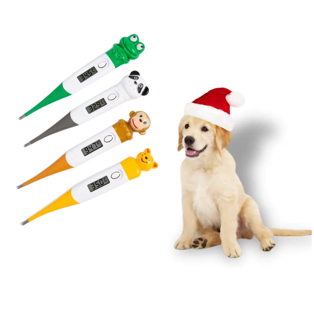 Cute Pet Digital Led Thermometer Cartoons Veterinary Body Thermometer Waterproof For Dogs Horse Cats Pigs Sheep
Cute Pet Digital Led Thermometer Cartoons Veterinary Body Thermometer Waterproof For Dogs Horse Cats Pigs Sheep