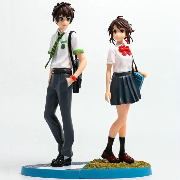 Фигурки аниме Tachibana Taki & Miyamizu Mitsuha, 22 см, фигурки из фильма «Ваше имя», статуэтка, Коллекционная модель, кукла, игрушки в подарок
Фигурки аниме Tachibana Taki & Miyamizu Mitsuha, 22 см, фигурки из фильма «Ваше имя», статуэтка, Коллекционная модель, кукла, игрушки в подарок