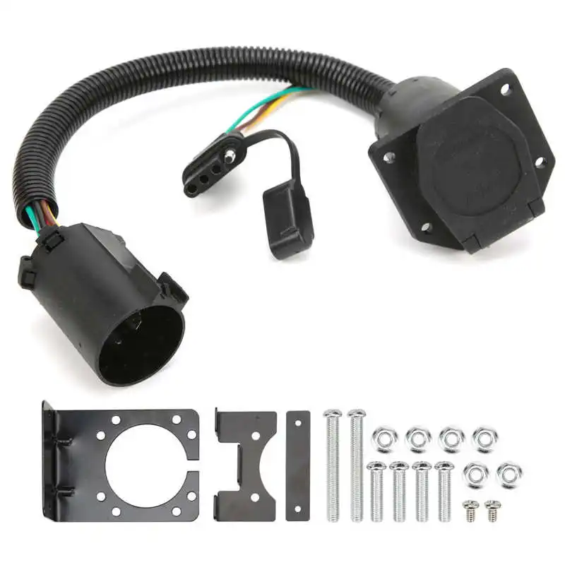 Trailer Wiring Harness Weather Resistant 7 Way Trailer Connector for USCAR Plug Vehicle
Trailer Wiring Harness Weather Resistant 7 Way Trailer Connector for USCAR Plug Vehicle