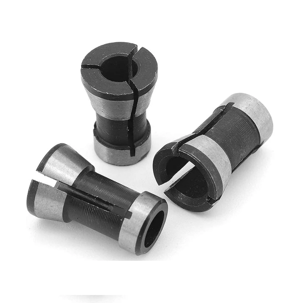 6pcs Trimmer Collet Chuck Router Bit Collet Chuck Adapter Engraving Trimming Machine Router Collet Tool Holder 6/6.35/8mm
6pcs Trimmer Collet Chuck Router Bit Collet Chuck Adapter Engraving Trimming Machine Router Collet Tool Holder 6/6.35/8mm