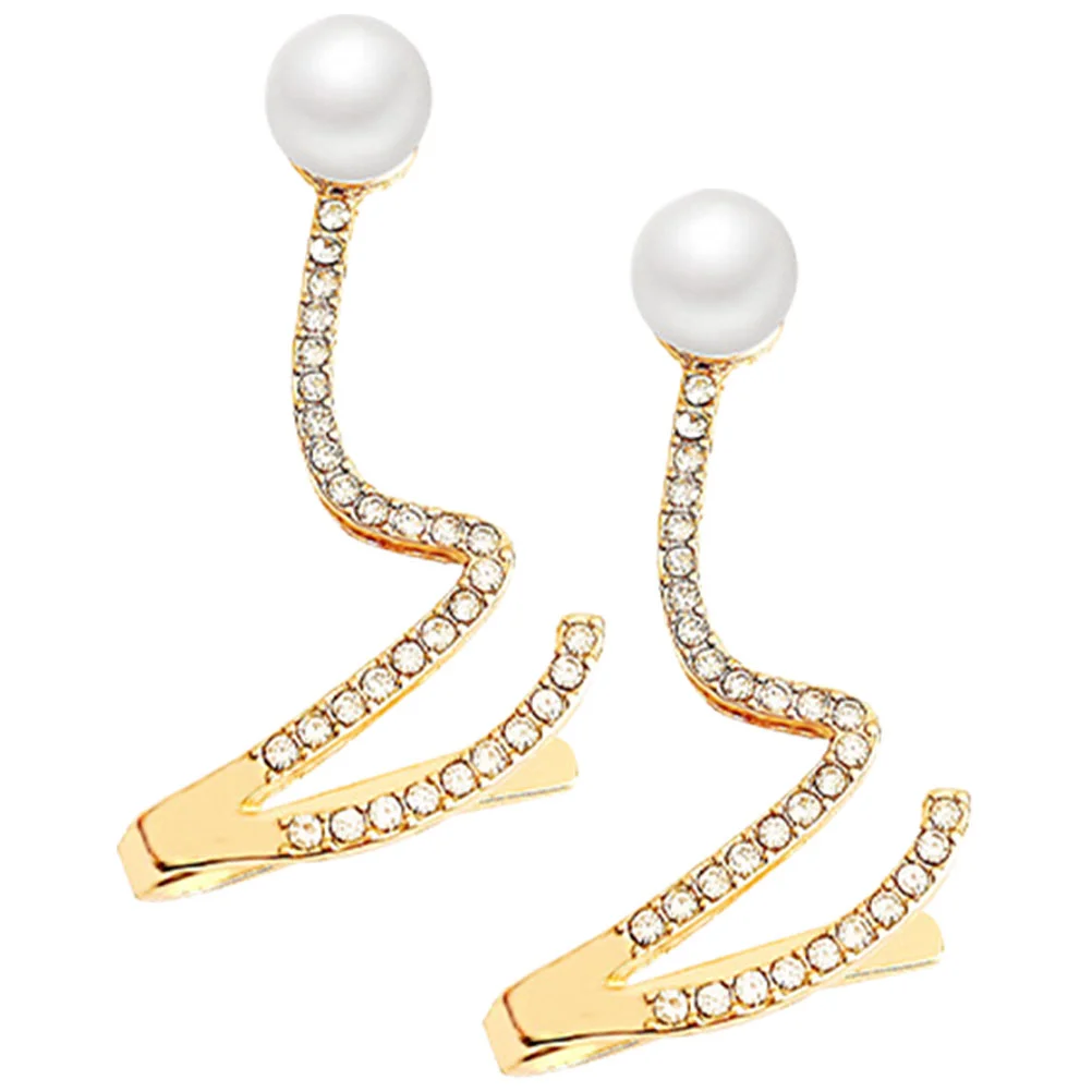 Pearl Cuffs Bone Clip Earrings Women Fashion Aesthetic Trendy Perforation Clips 
Pearl Cuffs Bone Clip Earrings Women Fashion Aesthetic Trendy Perforation Clips