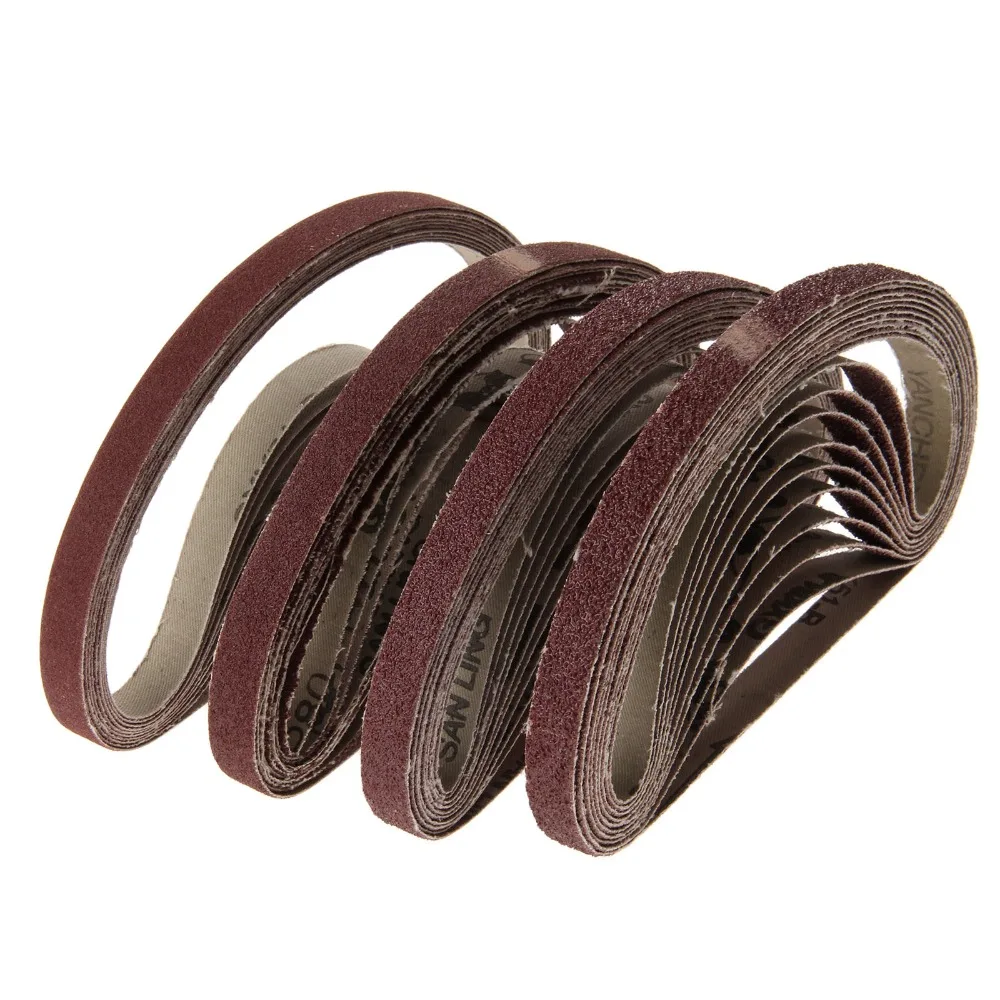 40Pcs 13x457mm Abrasive Sanding Belts Sanding Paper for Belt Sanders Bench Grinder Grit 40 60 80 120 Grinding Polishing Tool
40Pcs 13x457mm Abrasive Sanding Belts Sanding Paper for Belt Sanders Bench Grinder Grit 40 60 80 120 Grinding Polishing Tool