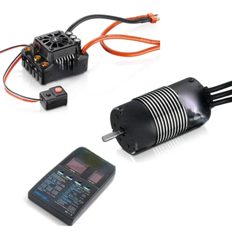 Waterproof 150A Brushless +4274 2200KV Motor LED Program Card for 1:8 RC Car crawler
Waterproof 150A Brushless +4274 2200KV Motor LED Program Card for 1:8 RC Car crawler