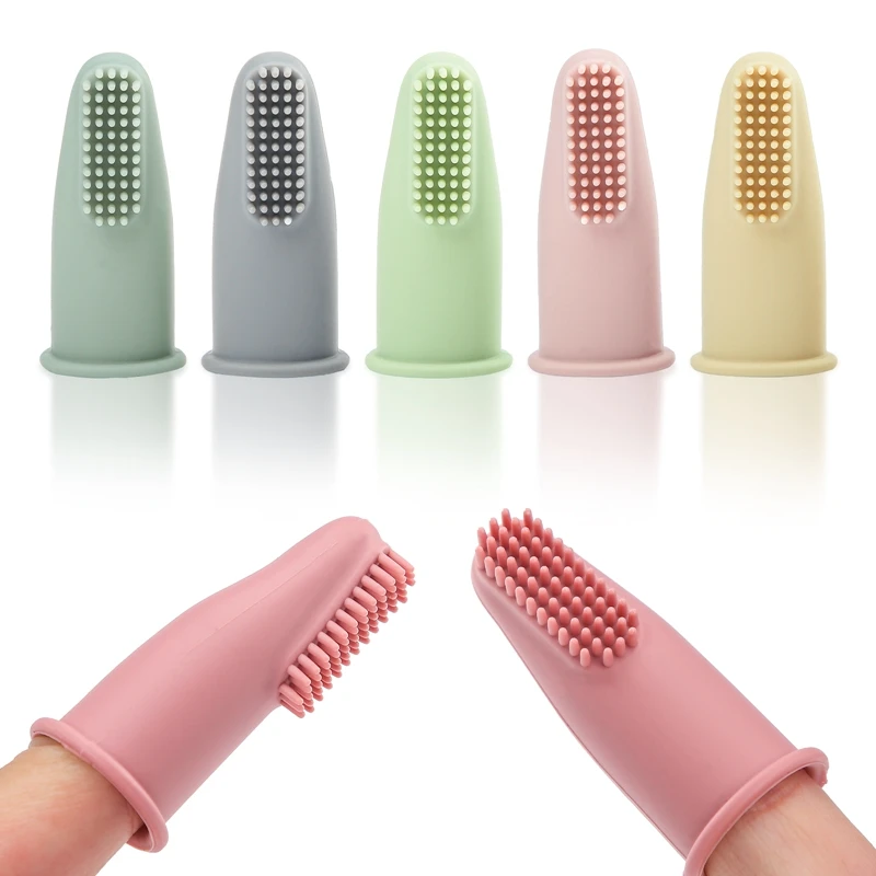 Baby Silicone Finger Toothbrush BPA Free Soft Silicone Teeth Clean Brush Food Grade Infant Teether Baby Oral Cleaning Care
Baby Silicone Finger Toothbrush BPA Free Soft Silicone Teeth Clean Brush Food Grade Infant Teether Baby Oral Cleaning Care