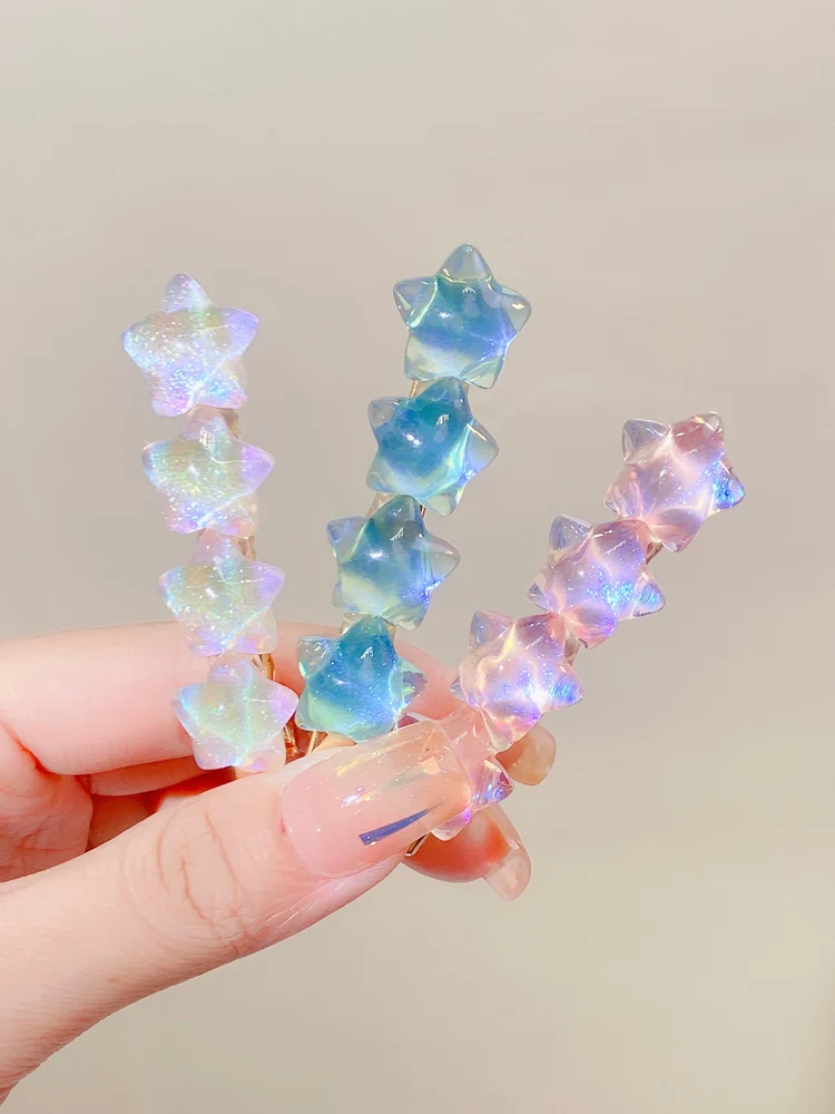 Women Girls Cute Colorful Star Shape Hairpins Sweet Hair Decoration Headband Side Hair Clips Barrettes Fashion Hair Accessories
Women Girls Cute Colorful Star Shape Hairpins Sweet Hair Decoration Headband Side Hair Clips Barrettes Fashion Hair Accessories